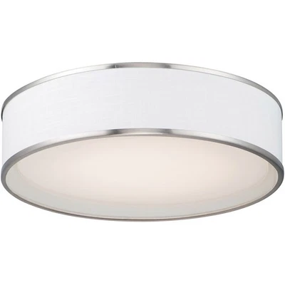 Maxim Lighting 10223WLSN Prime Flush Mount Satin Nickel - Image 1 of 4