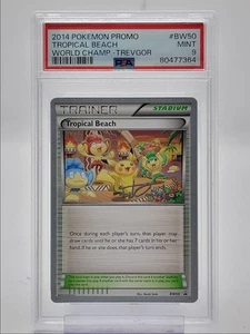 Tropical Beach 2014 Pokemon Promo World Champs Trevgor #BW50 PSA 9 Q1404 - Bild 1 von 2