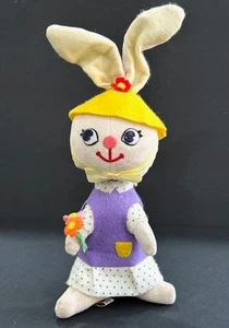 Vintage Plüsch Dakin 50er Jahre Dream Pets Hase Kaninchen Antik Plüsch Polka Dot RAR! - Bild 1 von 22