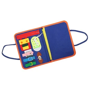 Sensory Book Board Keep Calm Educational Interesting Activity Board Toy For HB0 - Picture 1 of 12