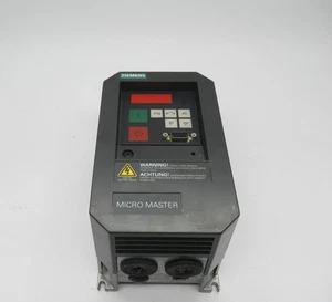 Siemens 6SE3112-1CA40 AC Drive 0.50HP 0-230V 3PH 2A *Loose/Cracked Cover* USED - Picture 1 of 8