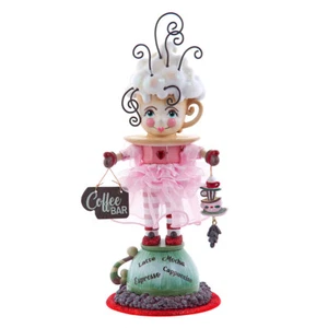 12" Hollywood Nutcrackers™ Coffee Girl Nussknacker HA0759 - Bild 1 von 1