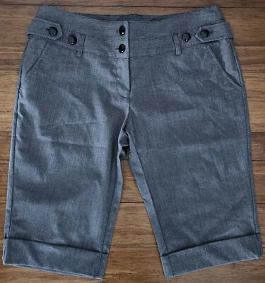 BERMUDAS SHORTS junior TRACY EVANS LIMITED elegantes blancas NEGRO con puños TALLA 11 Foto 1 de 4