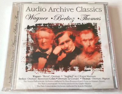 R Wagner, H Berlioz, A Thomas - Audio Archive Classics Sealed UK CD Album Reinzi - Image 1 of 2