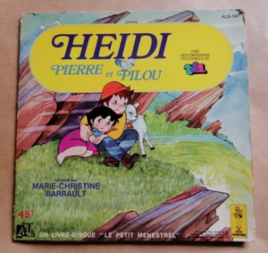 HEIDI Pierre et Pilou 7" EP LIVRE-DISQUE Marie-Christine Barrault Licari Tapiero - Picture 1 of 4