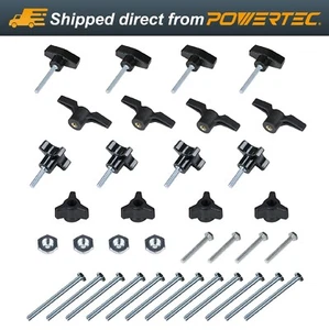 Kit de hardware de plantilla y accesorios POWERTEC 36 piezas (71130) - Imagen 1 de 8