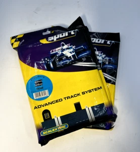 Scalextric C7018 Digital Media Recta Arranque Rejillas 6.88" Slot Car Track, 2/pk - Imagen 1 de 2