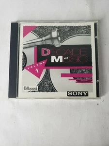 Decade of Music Volume 1 (CD, 1992, Sony, Billboard) - Picture 1 of 4