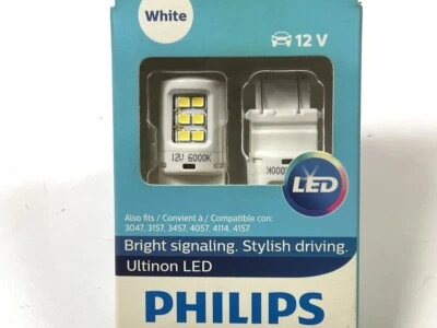Philips 3057WLED Ultinon LED Blanco Luz de Respaldo Lámpara Bombilla 3057 - PACK DE 2 Foto 1 de 4