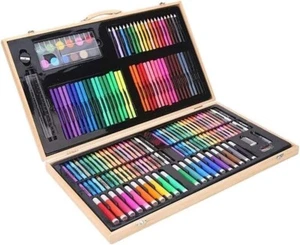YSAMAX 180 Pc Art Set Painting, Drawing Kit with Crayons, Pencil Colors - Picture 1 of 7