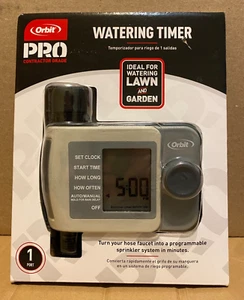 New Orbit Pro Contractor Grade 1-Port Watering Timer for Lawn & Garden LCD 56103 - Picture 1 of 2