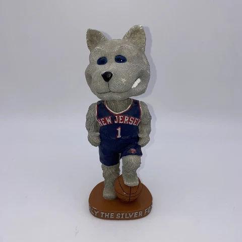 SLY THE SILVER FOX NEW JERSEY NETS 2001-02 SEASON TICKET HOLDER BOBBLEHEAD Cover