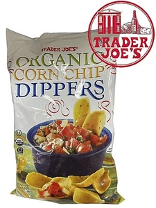 🔥 Trade Joe’s Organic Corn Chip Dippers 9.75 oz 🔥 - Picture 1 of 2