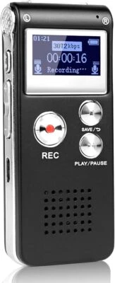 DISTANCEE 32GB Digital Voice Recorder, HD, Rauschunterdrückung, 30H Akku UVP 23£