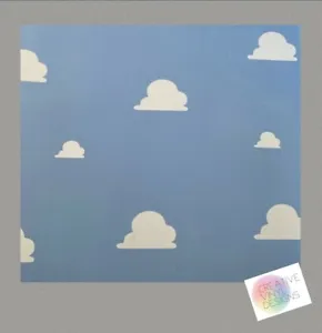 ☁️ CLOUD Vinyl Stickers Toy Story Inspired Andy's Bedroom Themed Wall Decal Kids - Picture 1 of 2