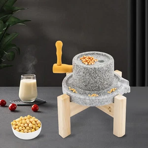 Household Mill Stone Paste Mill Grain Soy Corn Beans Mill Hand Stone Mill - Picture 1 of 19