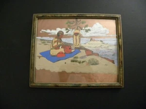 A Painting On Copper By Lone Wolf (Hart Merriam Schultz ) 1882-1972 - Picture 1 of 12