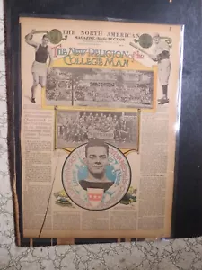 Baseball History ZB Newspaper 1915 PENNSYLVANIA NEW RELIGION OF COLLEGE MAN - Picture 1 of 1