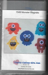 Plastic Canvas Kits~Monster Magnets- Plastic Canvas Kit # 1549 - Picture 1 of 2