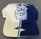 Vintage 90S Uconn Huskies Starter Whiteside Ws Shockwave Hat Cap Slasher