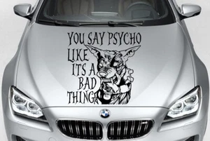 RESIDENT EVIL ZOMBIE DOG PSYCHO VINYL DECAL CAR TRUCK HOOD SIDE - Bild 1 von 1