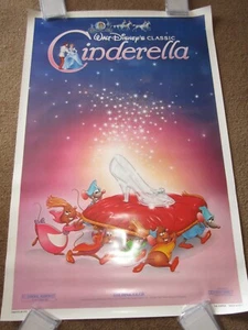 Poster film CENERENTOLA ORIGINALE 27x41 ROTOLATO 1987 Walt Disney  - Foto 1 di 3