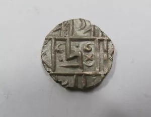 Bhutan ARGENTO 1/2 rupia Deb 1820-1835 periodo II KM # 4,2 RARO bello - Foto 1 di 2