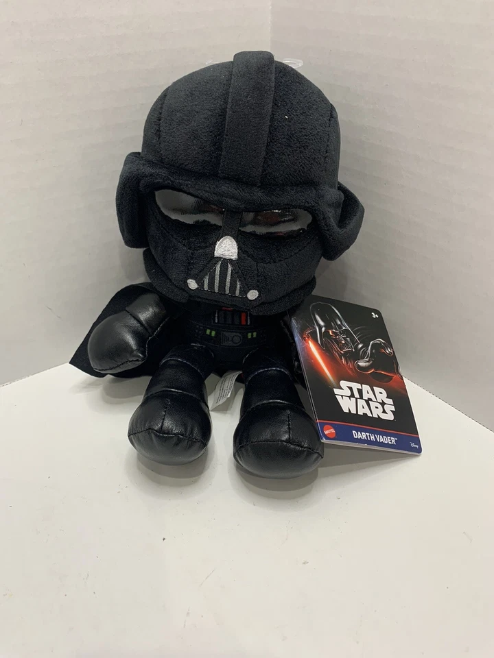 Disney Mattel Star Wars Darth Vader Plush Toy 8-inch Collectible Doll Black