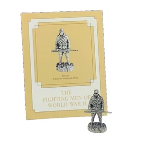 Franklin neuwertig kämpfende Männer 2. Weltkrieg Zinnfigur chinesische Armee 2. Weltkrieg - Bild 1 von 4
