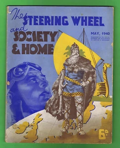 #G. RARE QUEENSLAND THE STEERING WHEEL and SOCIETY & HOME MAGAZINE, MAY 1940 - Bild 1 von 6