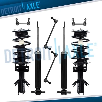 Front Struts w/Coil Springs Rear Shocks Sway Bars for 2013 - 2018 Ford Fusion - Изображение 1 из 4