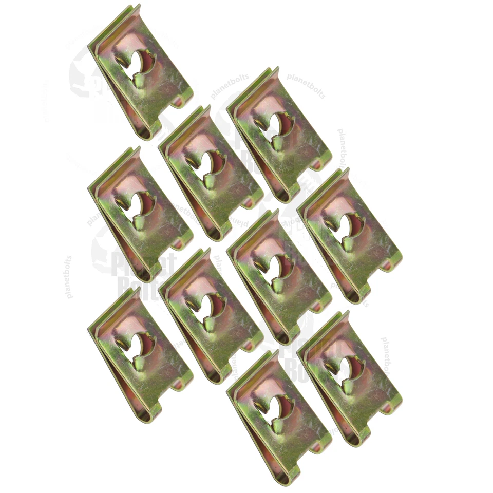 M5 10x U Nut Fairing Clip Universal GSXR CBR Mount M5 for Machine Screws - Image 1 of 2