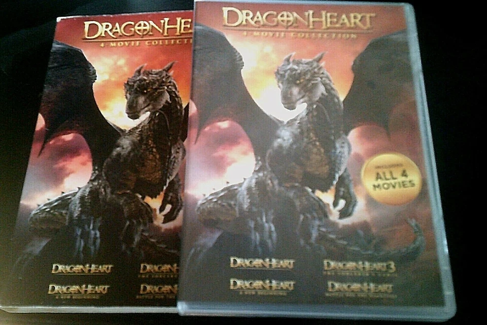 DRAGONHEART 4-Film MOVIE COLLECTION 4-DVD Set 1 2 3 4 NrMint/perfect - Image 1 of 1