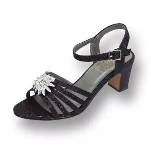 👠 FLORAL Melina Women's Wide Width Ankle Strap Dress Sandals 👠 - Picture 1 of 15