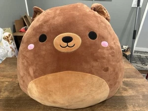 Squishmallow Omar der Braunbär 24 Zoll Plüsch Jumbo Stofftier Plüsch KellyToy 2022 - Bild 1 von 11