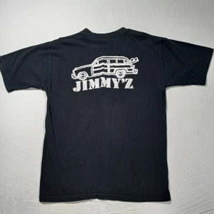 M Distressed JIMMY Z Skate Surf Puff Print Single Stitch T-Shirt Vintage 80s 90s - Picture 1 of 10