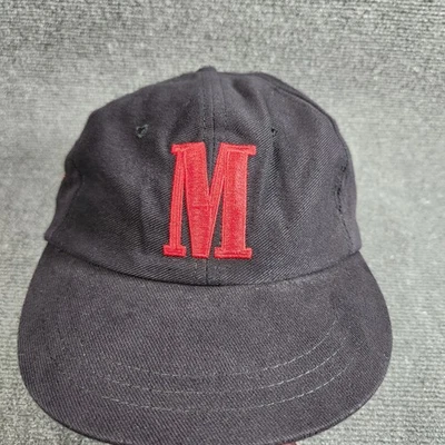 Sombrero de Cigarrillos Marlboro Vintage Vanguard Correa Ajustable Gorra Lana Negra Foto 1 de 4