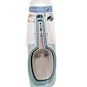 4-Piece Nesting Measuring Scoop/Spoon Set, Multicolor, Multipurpose - Picture 1 of 6