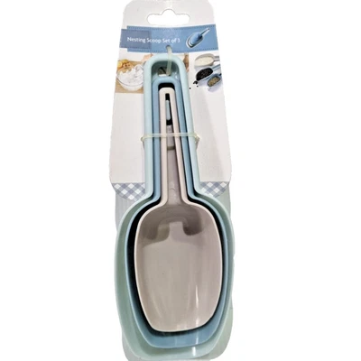 4-Piece Nesting Measuring Scoop/Spoon Set, Multicolor, Multipurpose - Image 1 of 4
