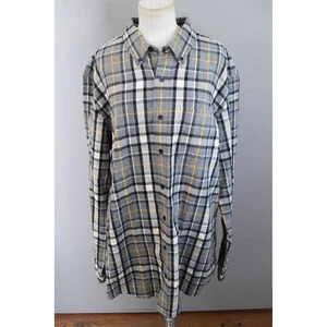 L.L. Bean Scotch Flanellhemd XL Tall leicht tailliert kariert Herren Button Down Neu - Bild 1 von 4