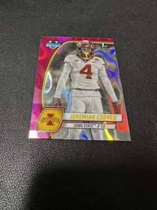 Jeremiah Cooper 2024 Bowman University U Chrome 1st Pink Refractor 95/150  - Imagen 1 de 3