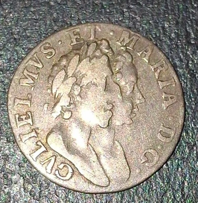William and Mary 1689 3 Pence Silver Coin - Image 1 of 2