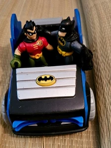 Fisher Price Imaginext  DC Comics Super Friends Batman Robin And Batmobile - Picture 1 of 11