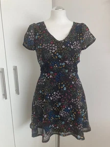NEW Floral Mini Dress UK Size 6 - Picture 1 of 7