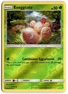 Pokemon TCG Exeggcute 1/156 SM - Ultra Prism Common Reverse Holo - Picture 1 of 1