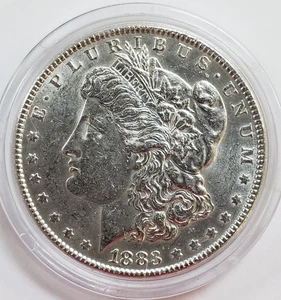 1883 MORGAN SILVER DOLLAR HI GRADE CAPSULED - Picture 1 of 3