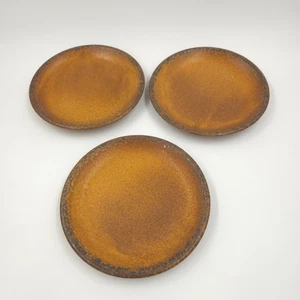 Vintage Set Of 3 McCoy  Pottery Canyon Mesa 7 1/2” Salad Plates - Picture 1 of 4