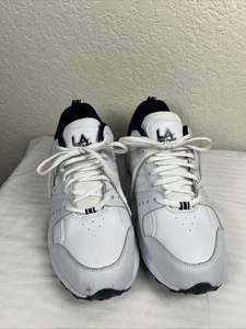 2018 LA Gear White Lace-Up Low Top Sneaker Shoe (Men's Size 10 Wide) Clean - Picture 1 of 9