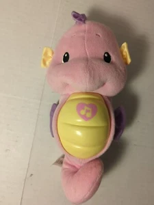 Fisher Price Soothe and Glow Seahorse PINK Infant Crib Soother Ocean SEE VIDEO - Picture 1 of 8