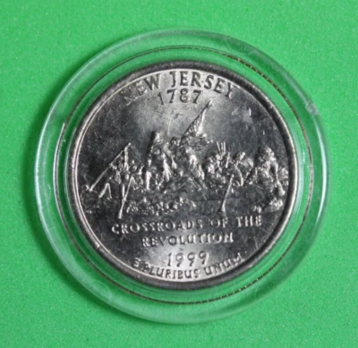 1999 - P Mint - New Jersey State Quarter P00381 - Image 1 of 2